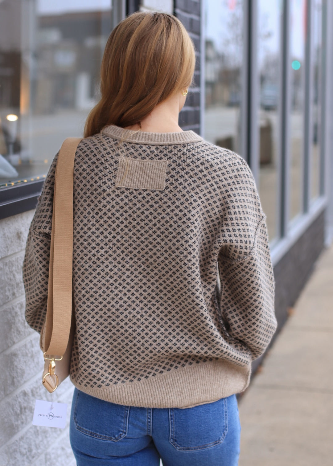 The Ashford Crew Sweater in Khaki