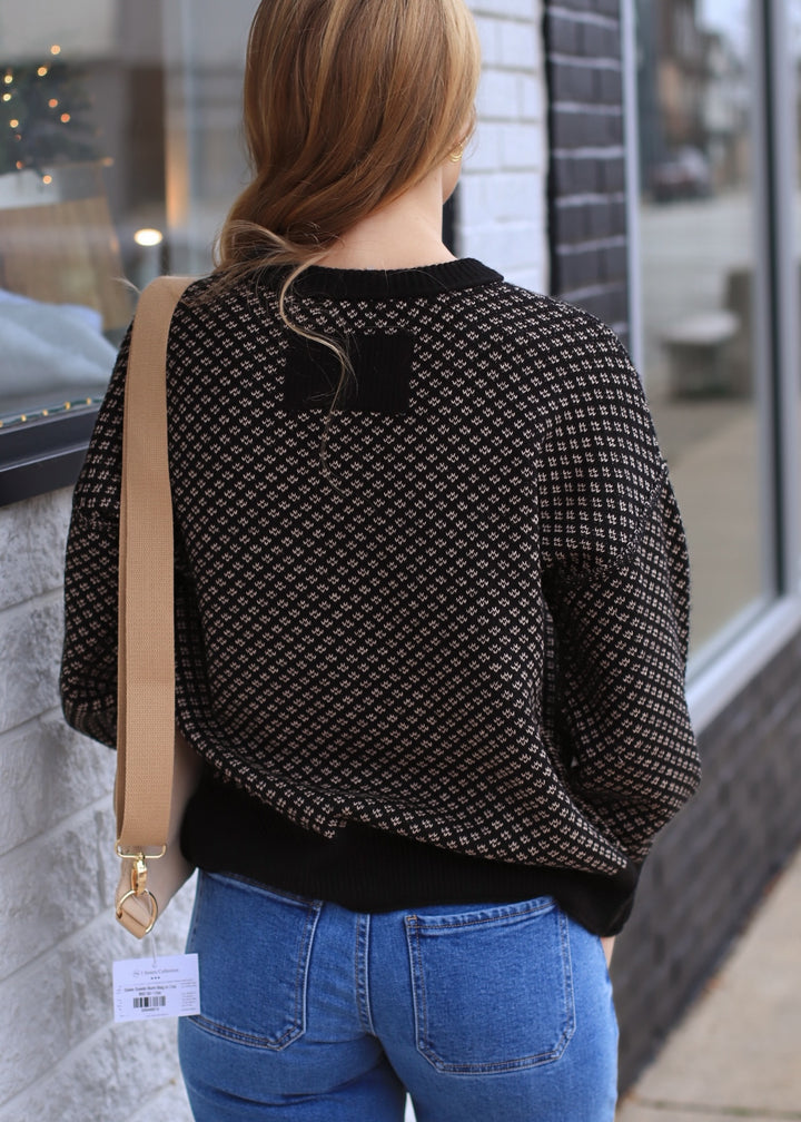 The Ashford Crew Sweater in Black