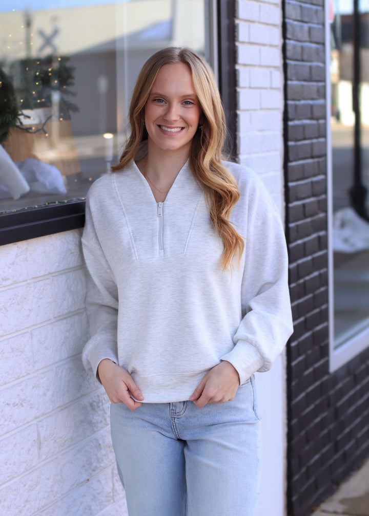 Comfort Club Half-Zip Jacket in HG