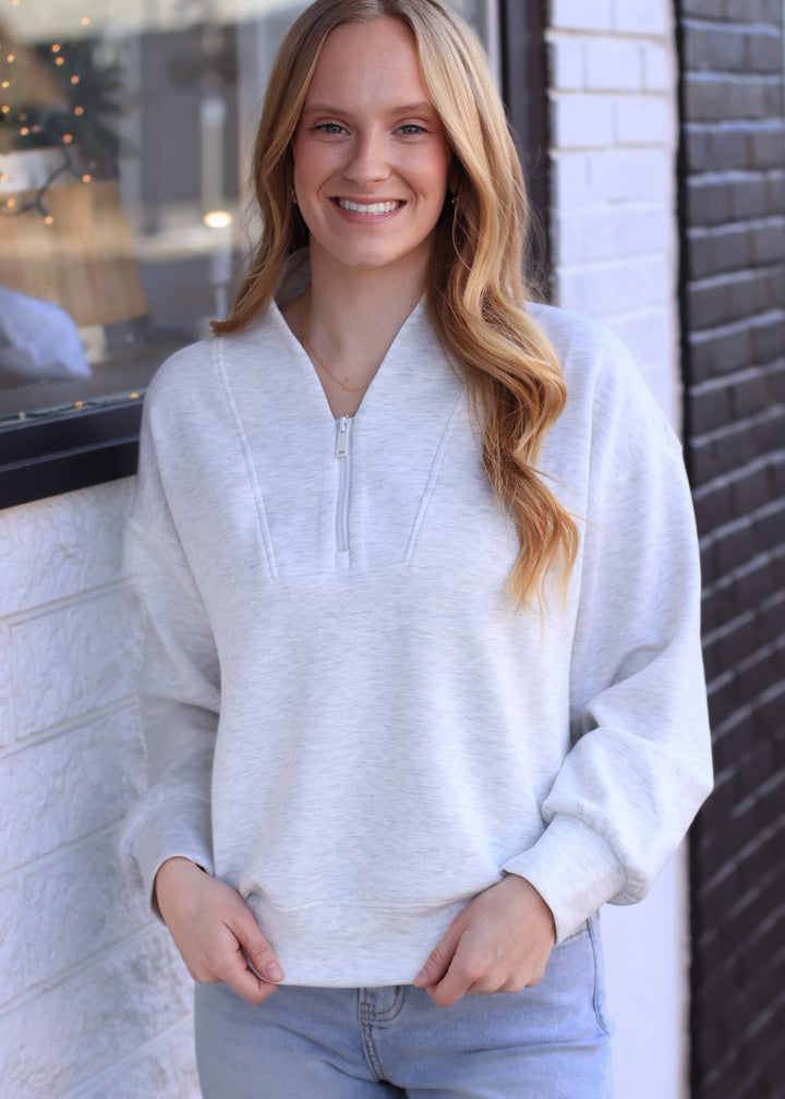 Comfort Club Half-Zip Jacket in HG