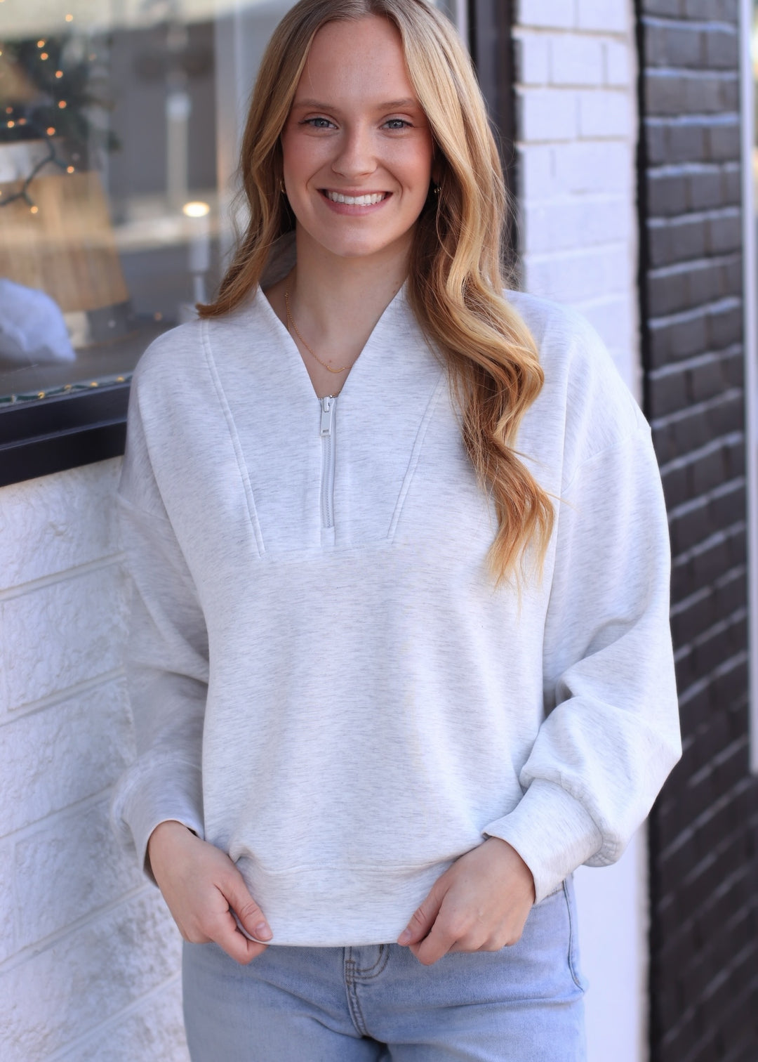 Comfort Club Half-Zip Jacket in HG