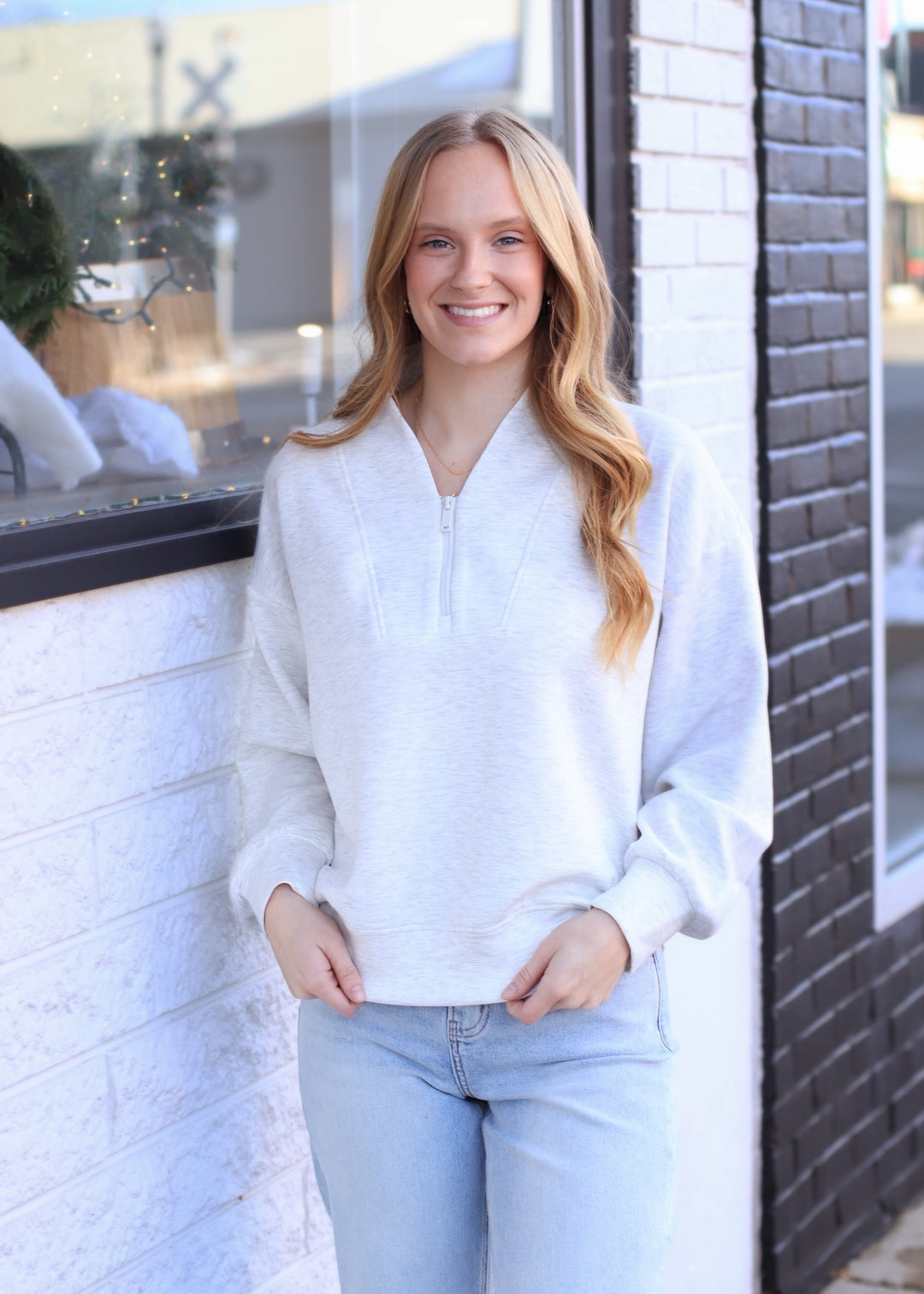 Comfort Club Half-Zip Jacket in HG