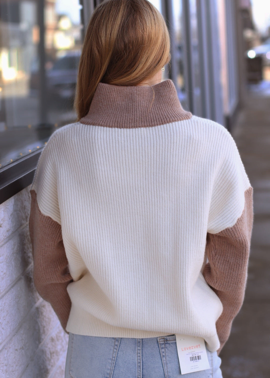 RESTOCK Everly Colorblock Half Zip Pullover