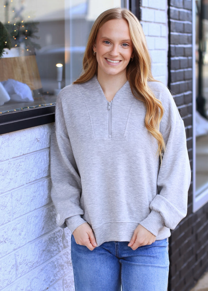 Comfort Club Half-Zip Jacket in HG