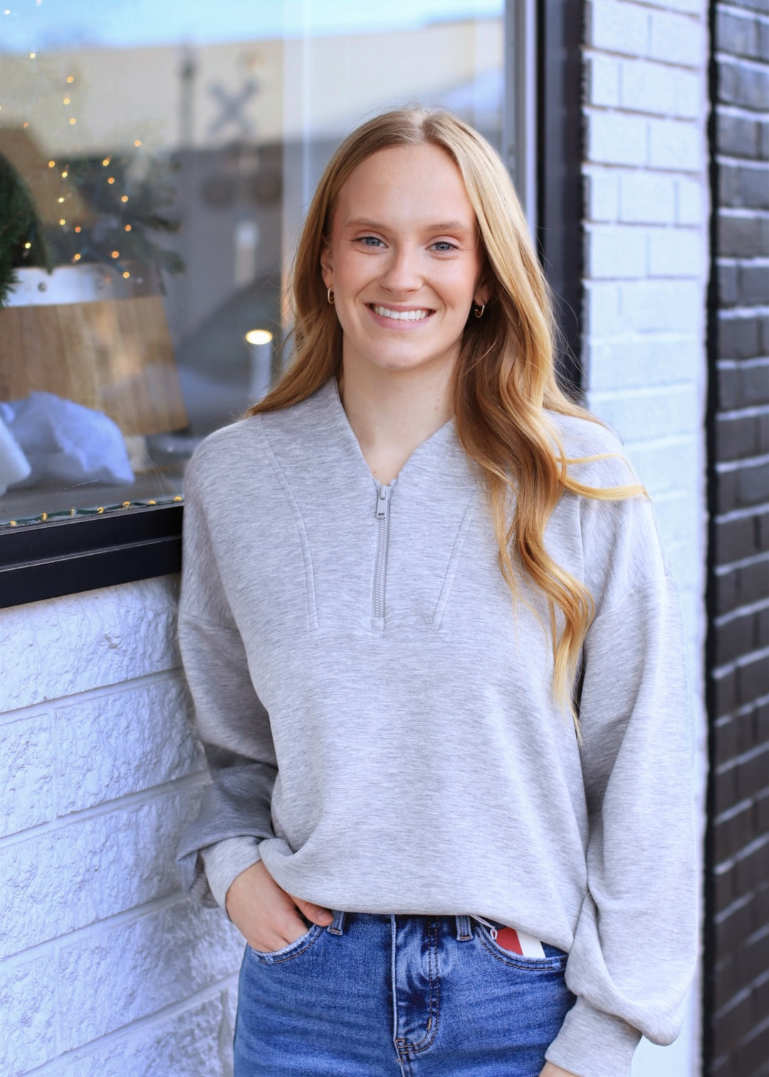 Comfort Club Half-Zip Jacket in HG