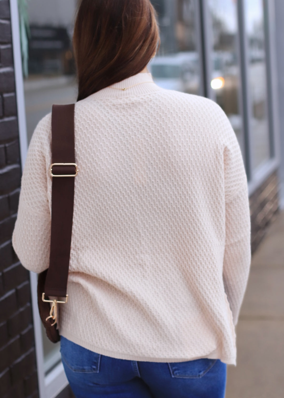 The Lowell Waffle Knit Sweater