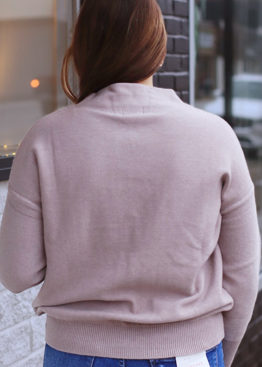 The Briar Funnel Neck Sweater Top