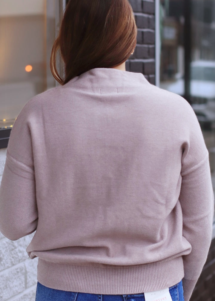 The Briar Funnel Neck Sweater Top