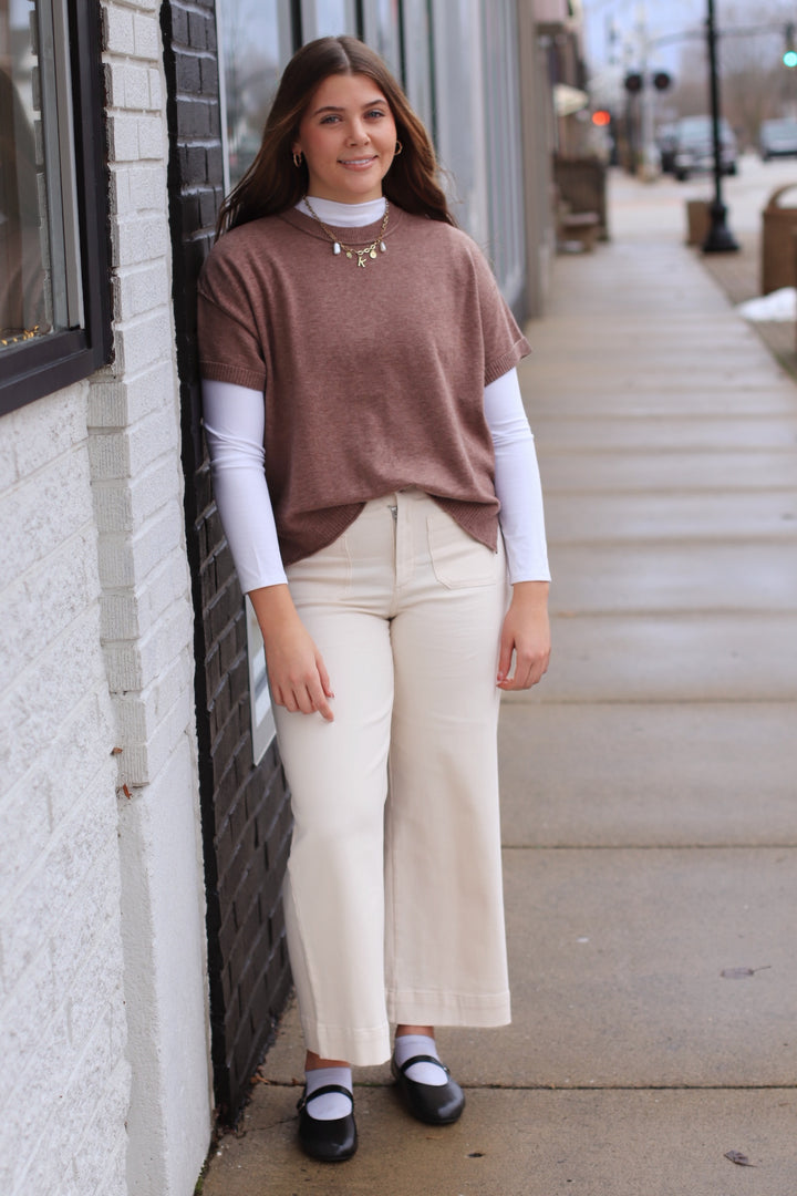 The West Crew Knit T-Shirt