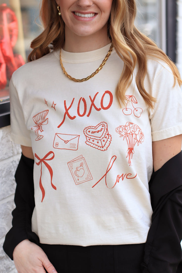 XOXO Valentines Day Graphic T-Shirt