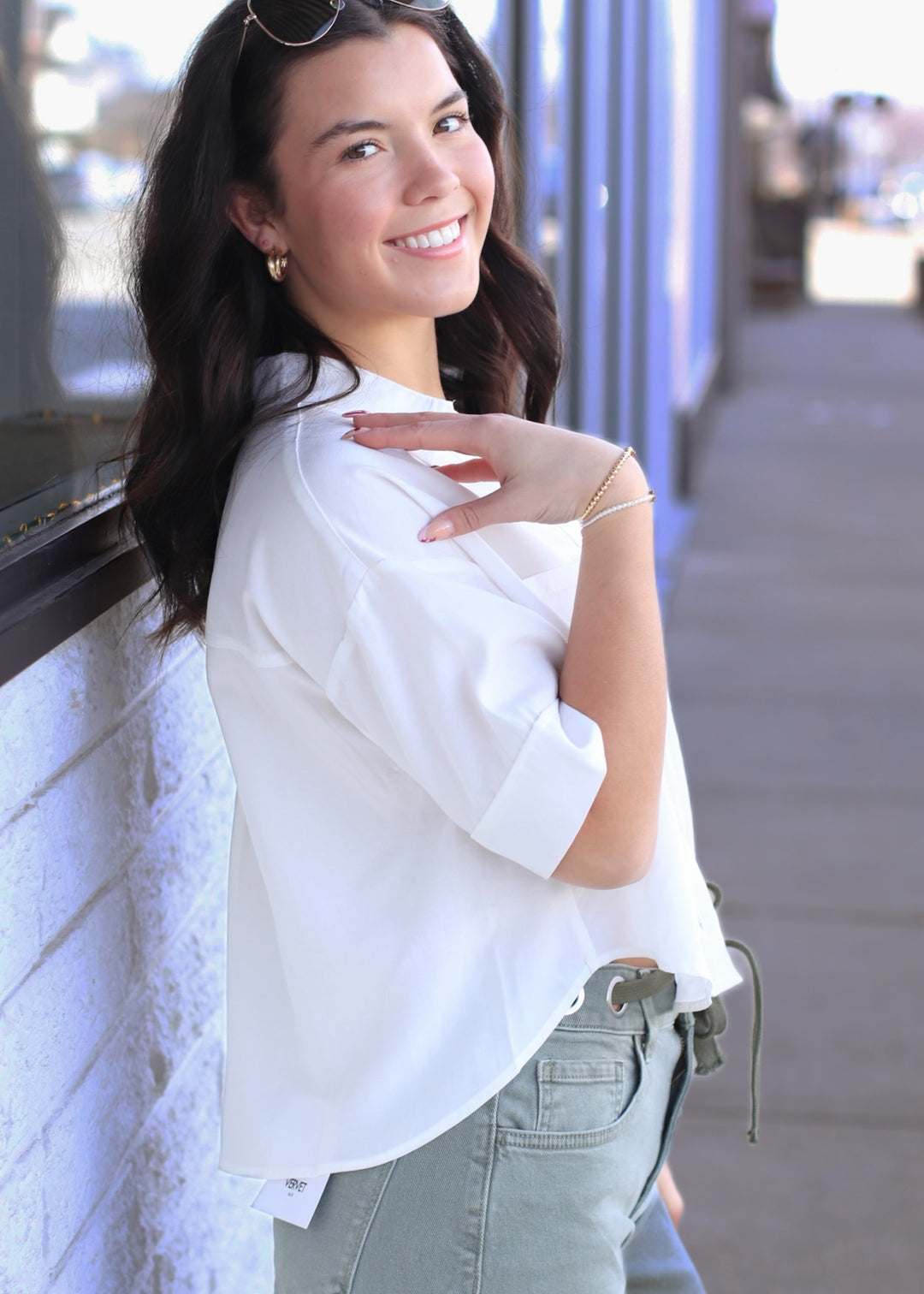 Take Me to the Beach Button Down Top