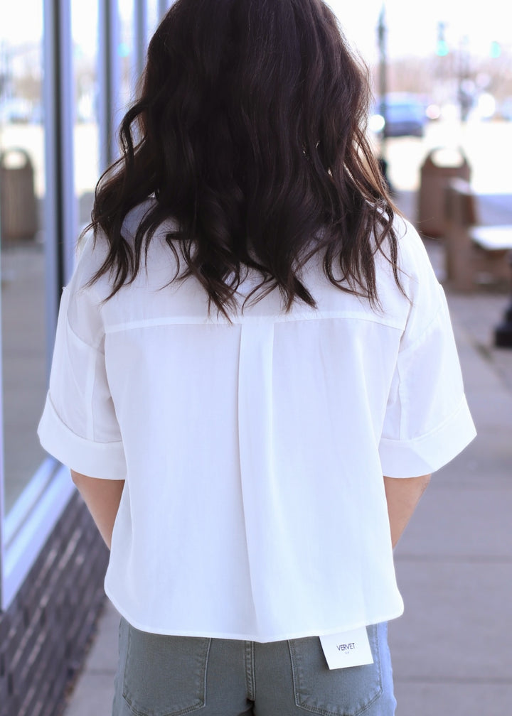 Take Me to the Beach Button Down Top