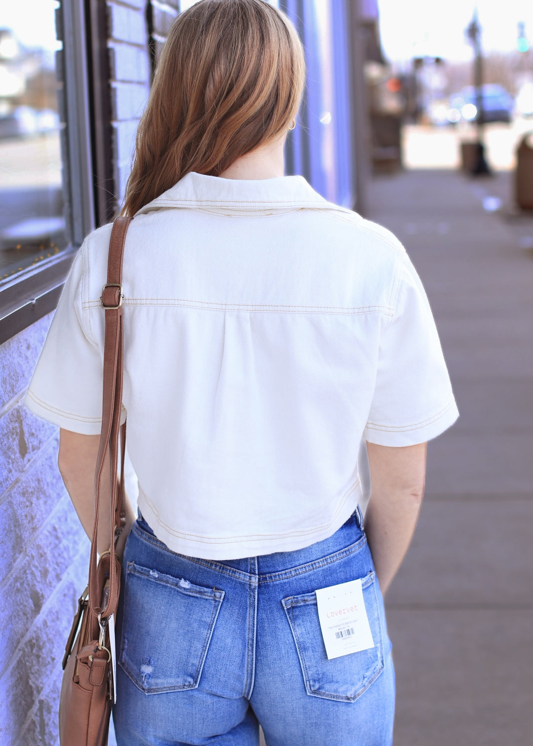 The Sunny Side Denim Crop