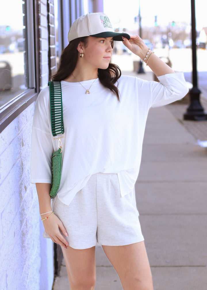 The Effortless Flow Tunic in Ivory