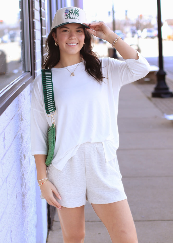 The Effortless Flow Tunic in Ivory