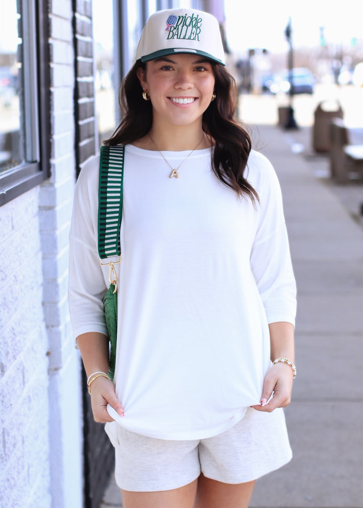 The Effortless Flow Tunic in Ivory