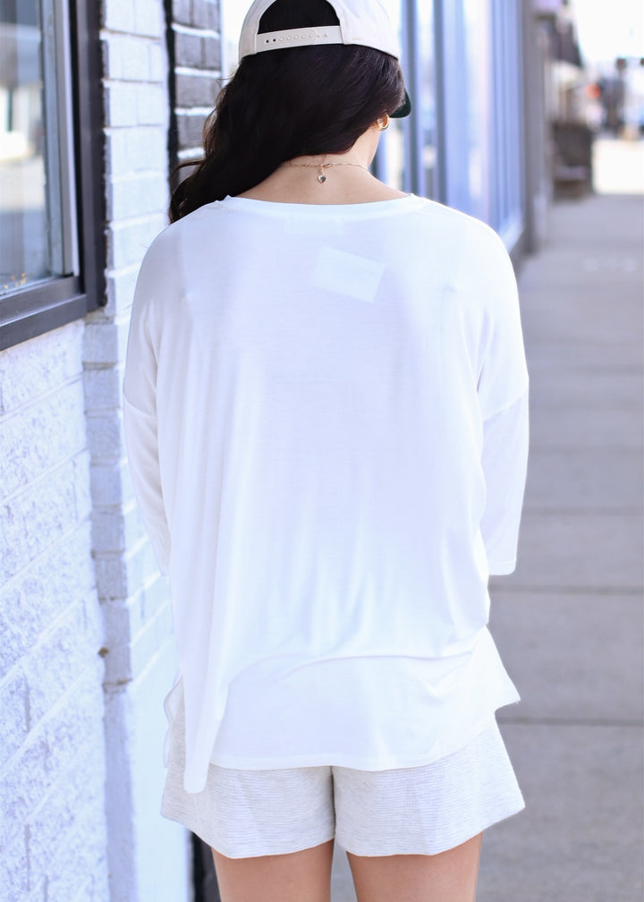The Effortless Flow Tunic in Ivory