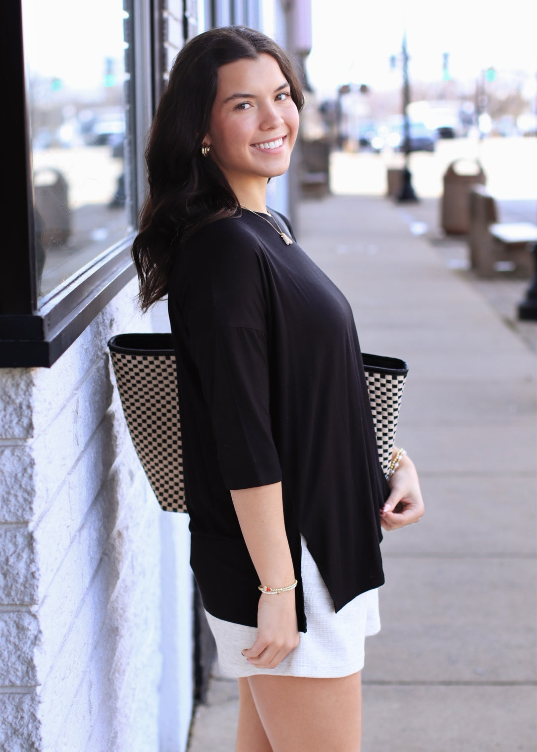 The Effortless Flow Tunic in Black