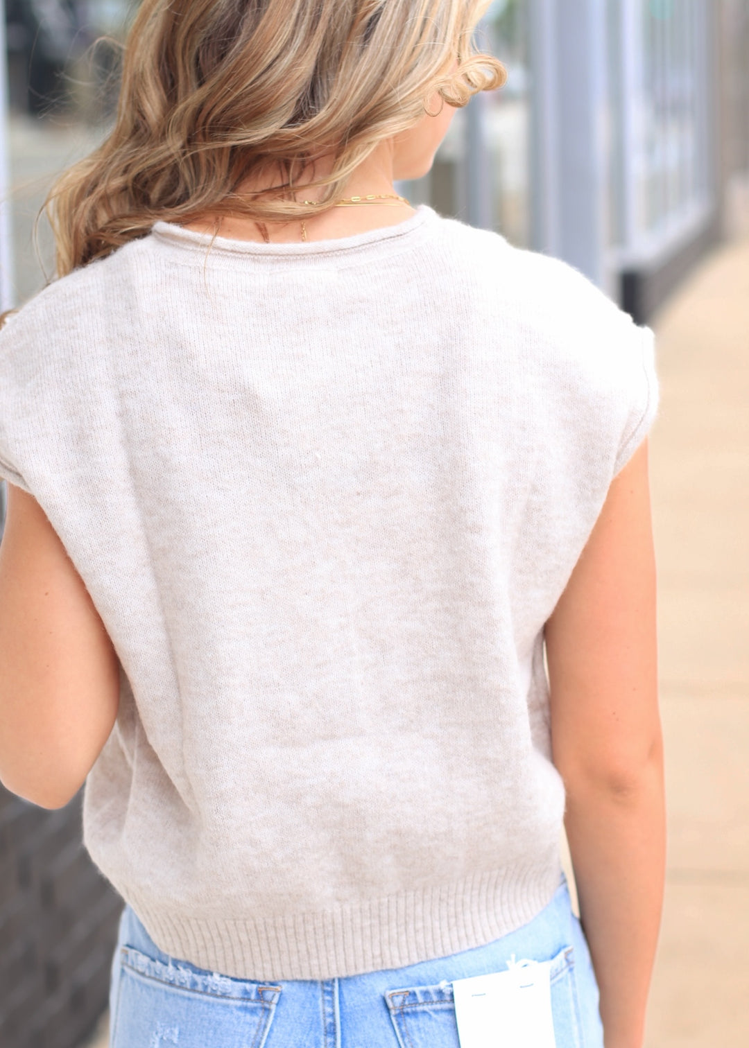 The Sandridge Button Knit Vest
