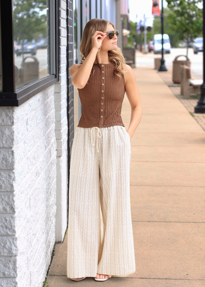 The Gentle Breeze Floral Wide-Leg Pant