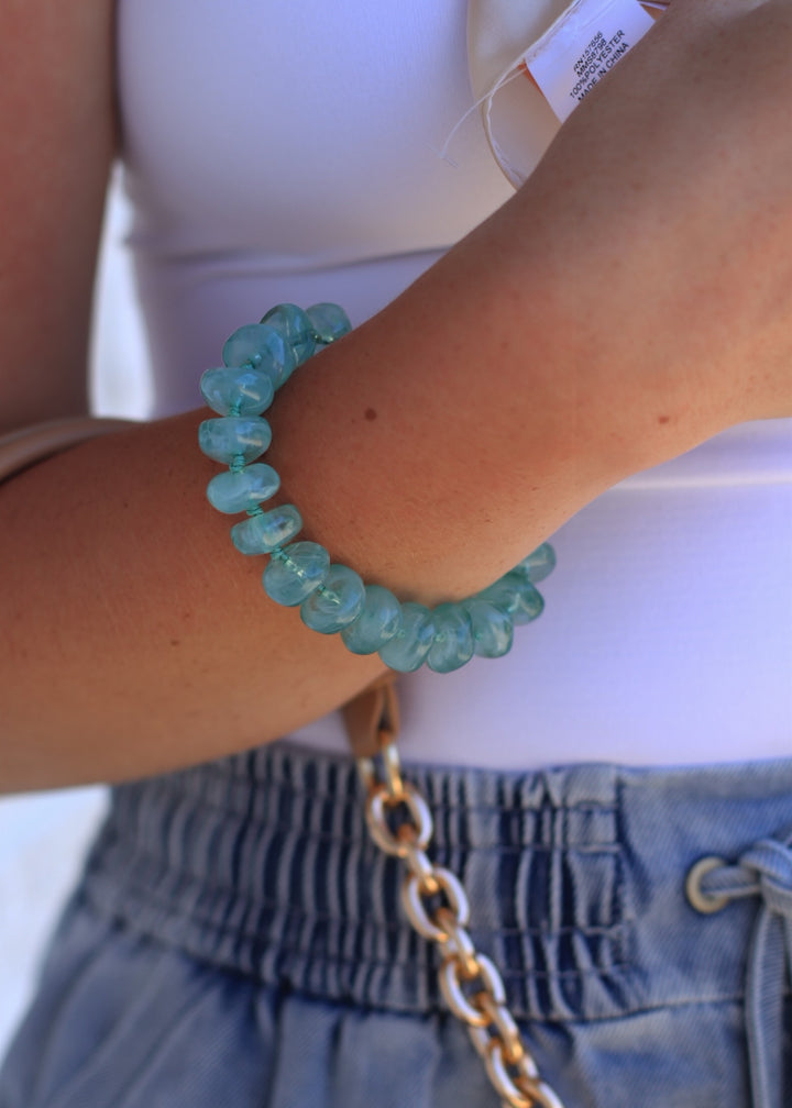 Natural Stone Beaded Bracelet – Green