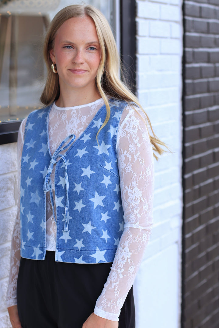 The Sweet Cream Lace Top
