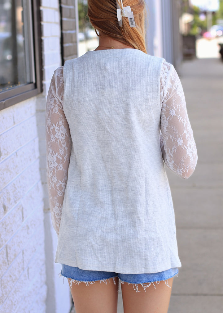 The Sweet Cream Lace Top