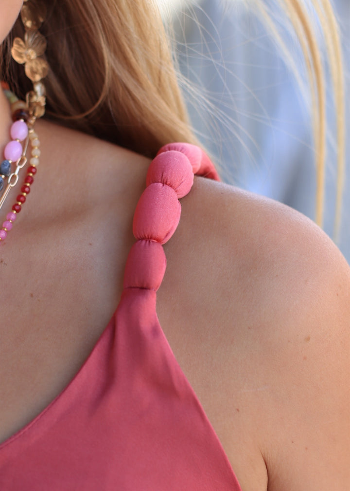 Braided Strap V-neck Tank Top