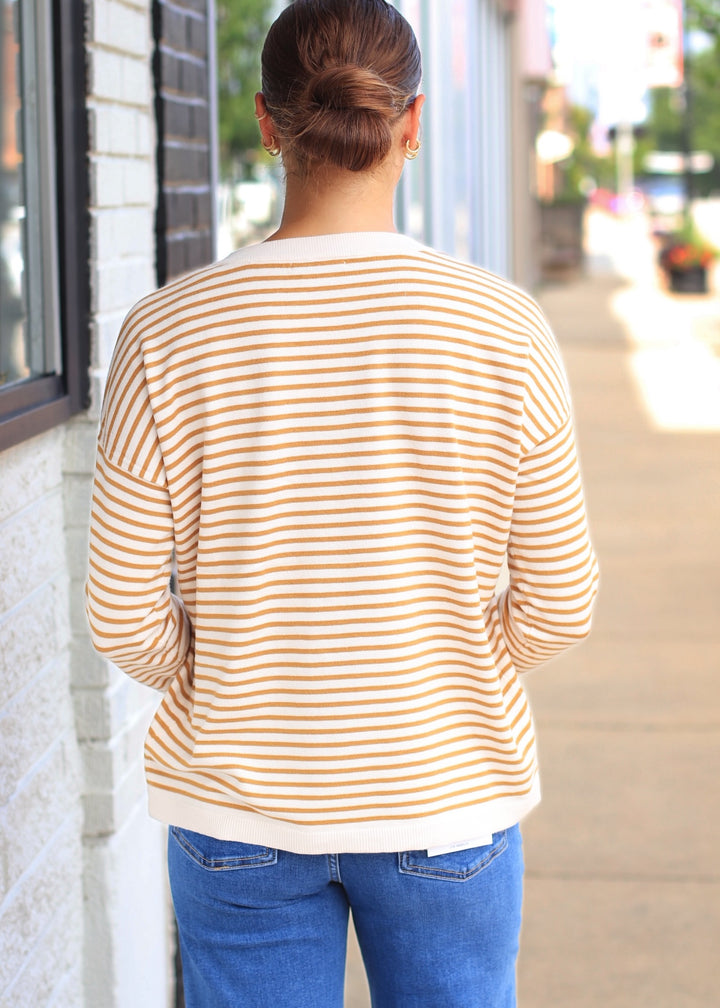 The Brookhaven Sweater in Mustard