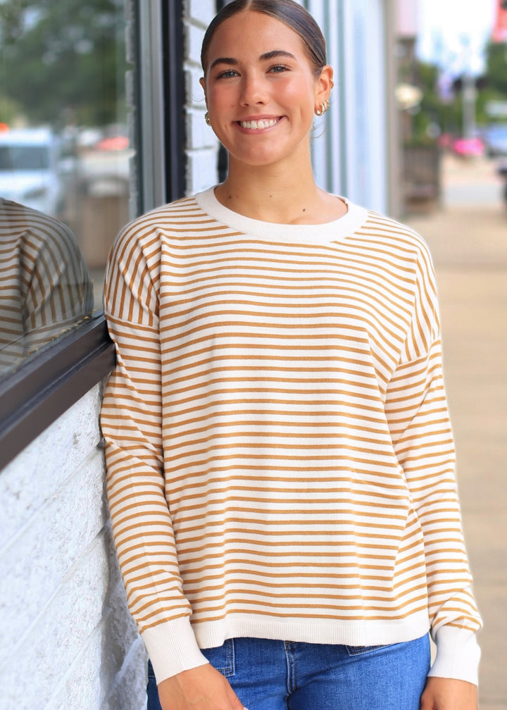 The Brookhaven Sweater in Mustard