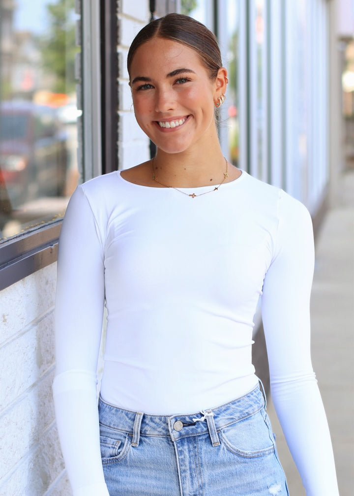 Long Sleeve Crew Neck Top
