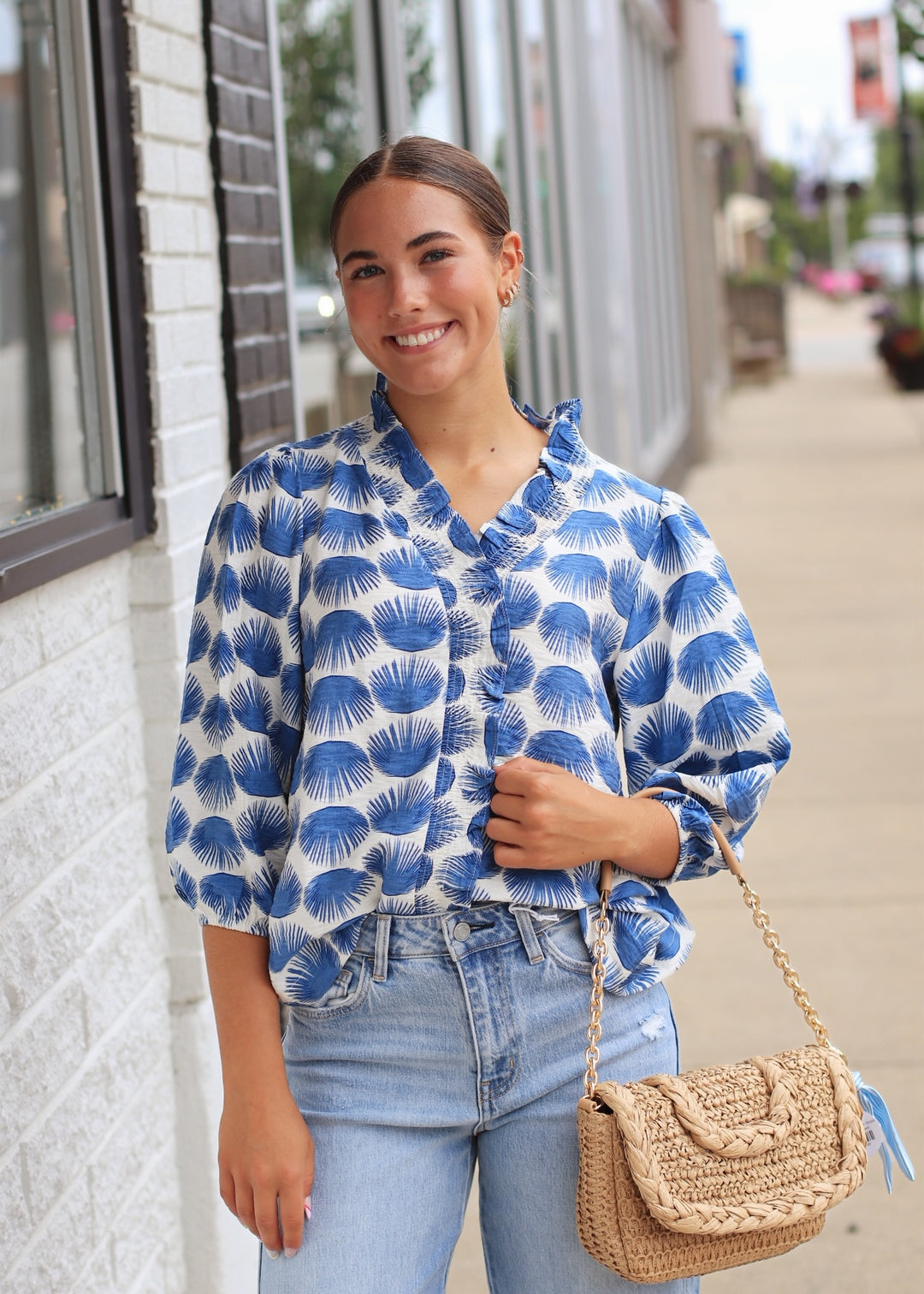 The Santorini Blouse