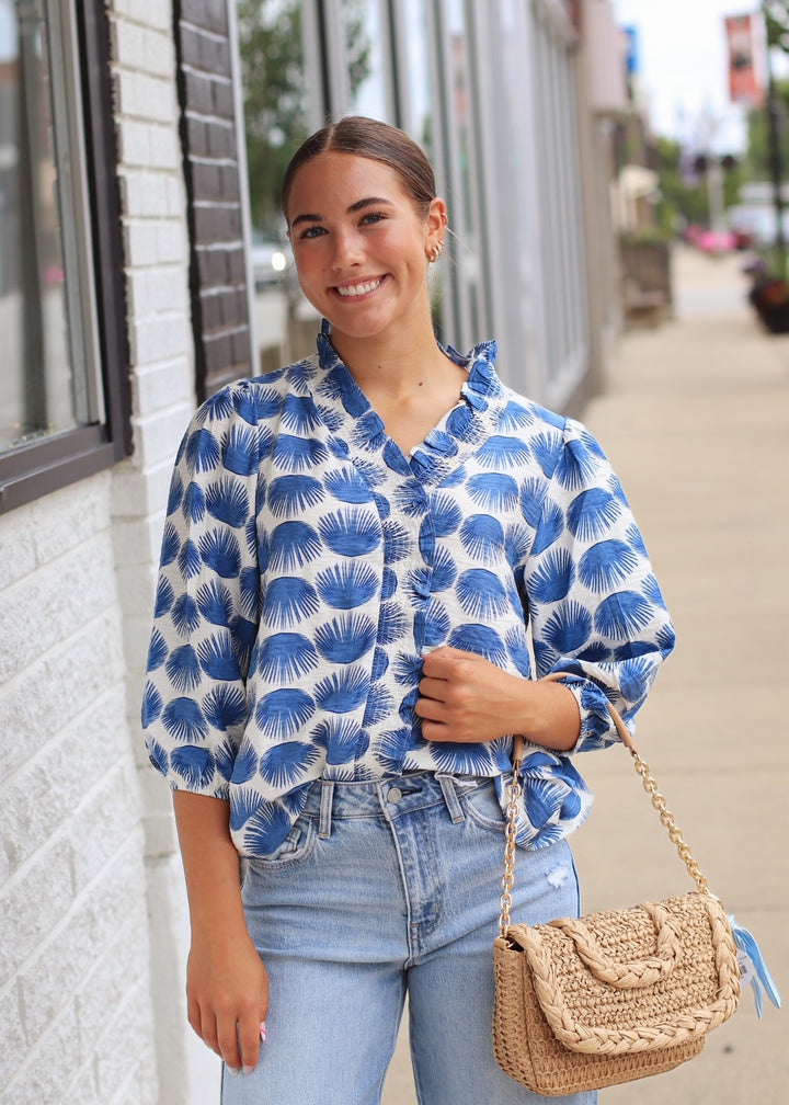 The Santorini Blouse
