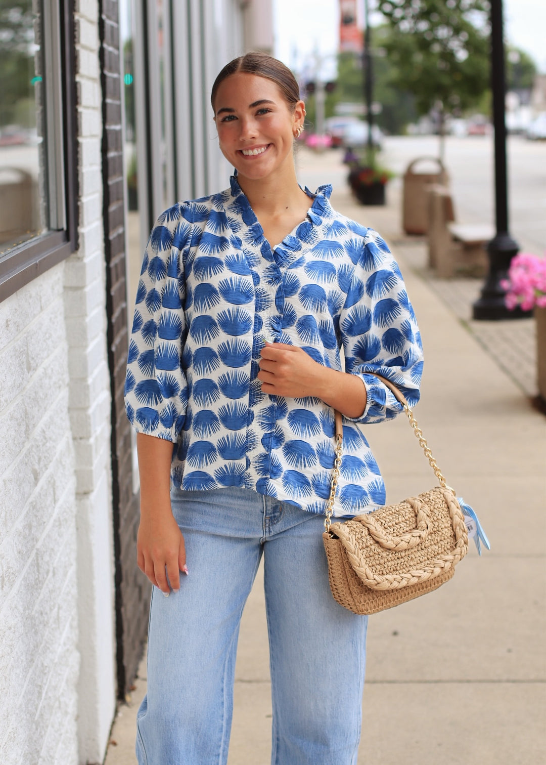 The Santorini Blouse