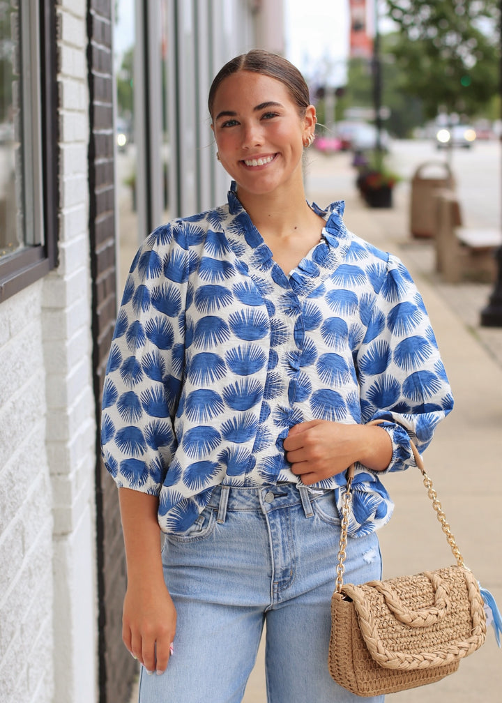 The Santorini Blouse