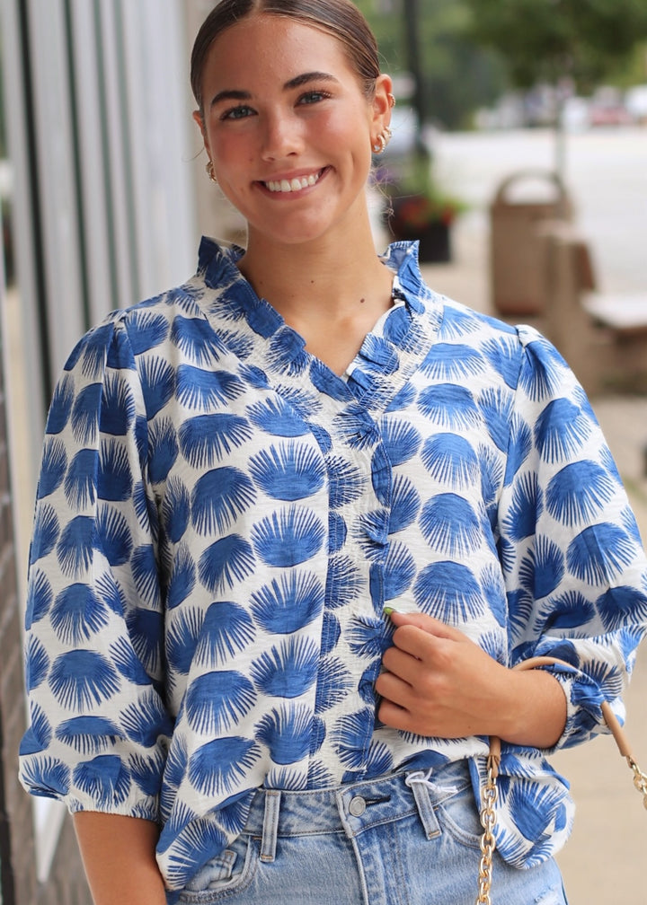 The Santorini Blouse