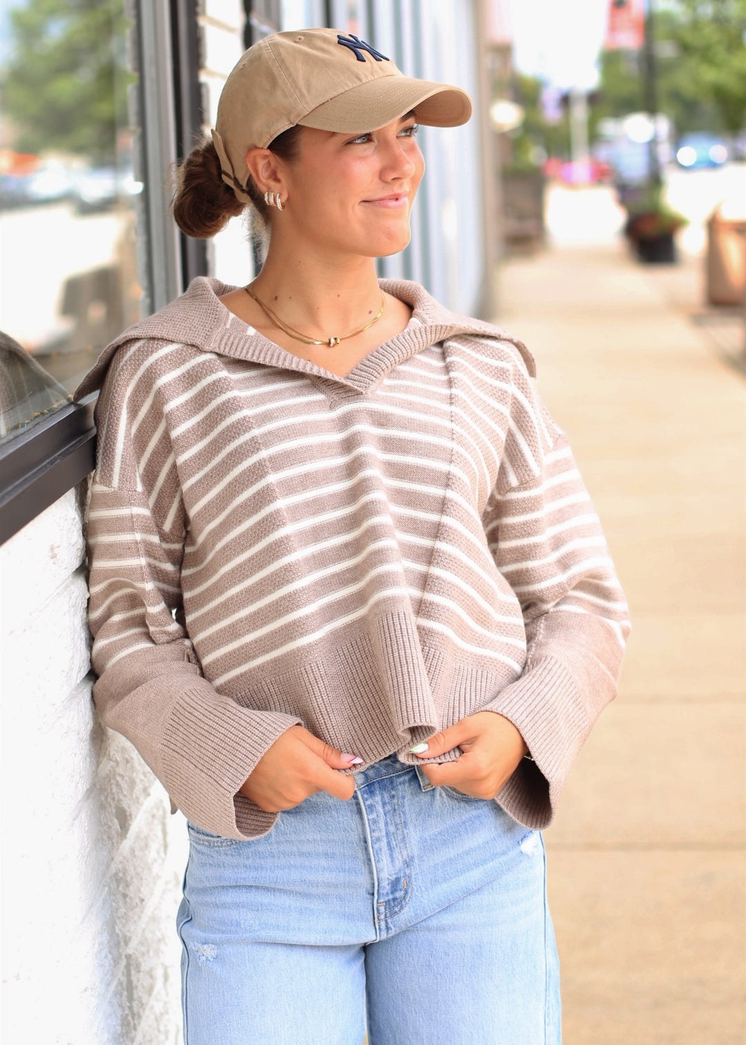 The Birchwood Striped Sweater