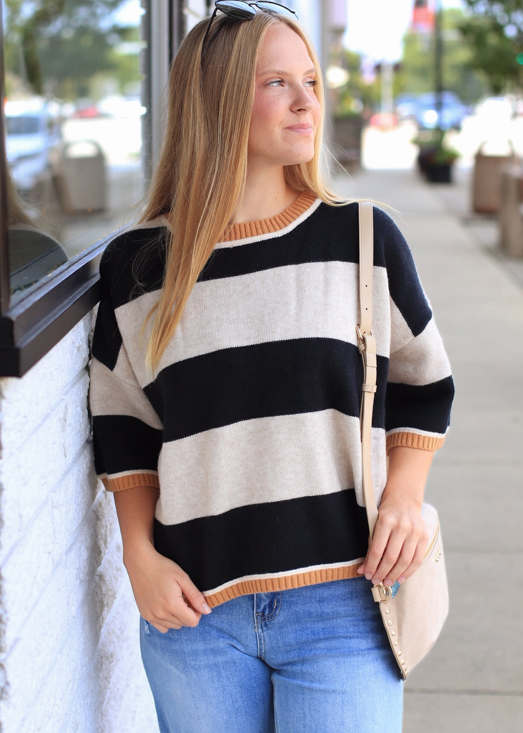 The Rory Stripe Sweater