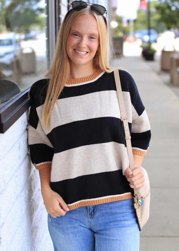 The Rory Stripe Sweater