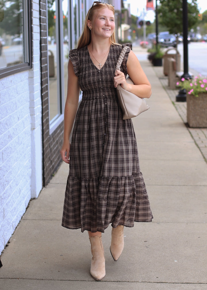 Rustic Romance Midi Dress