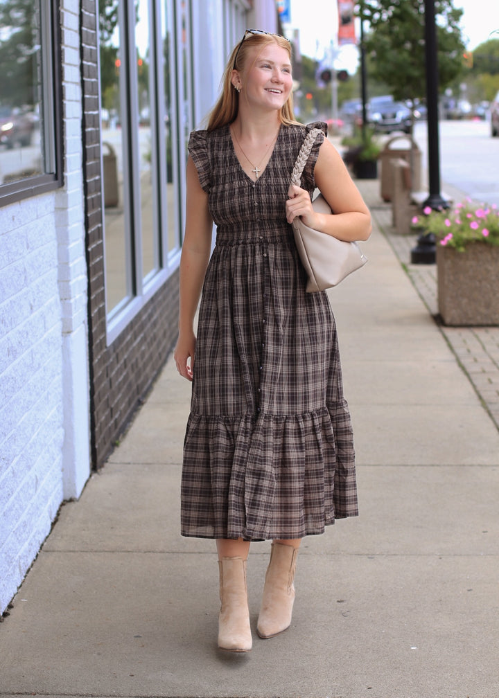 Rustic Romance Midi Dress