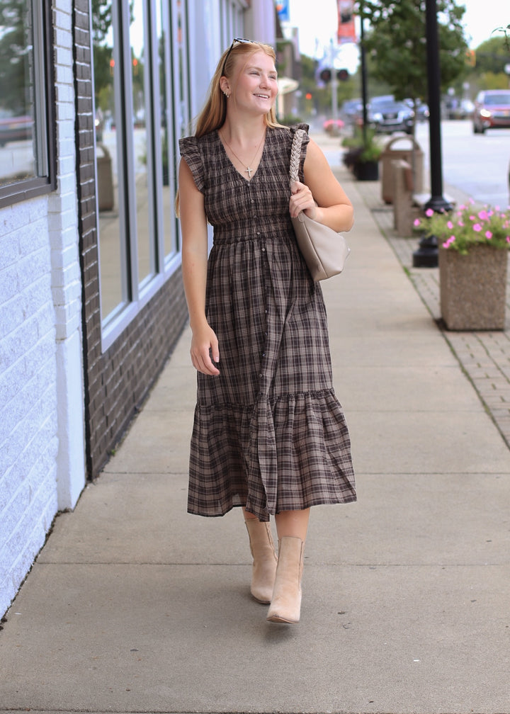 Rustic Romance Midi Dress