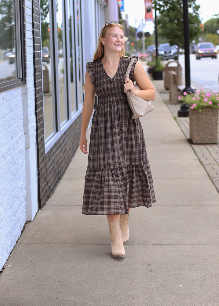 Rustic Romance Midi Dress