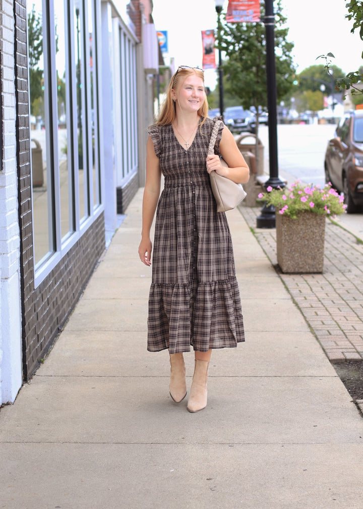 Rustic Romance Midi Dress