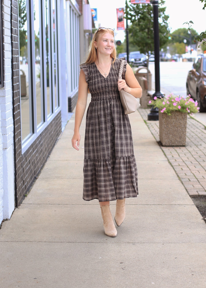 Rustic Romance Midi Dress