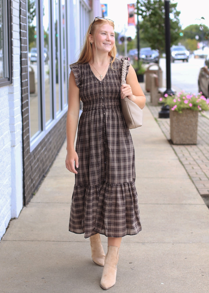 Rustic Romance Midi Dress