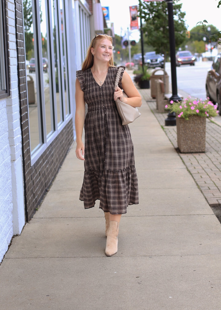 Rustic Romance Midi Dress