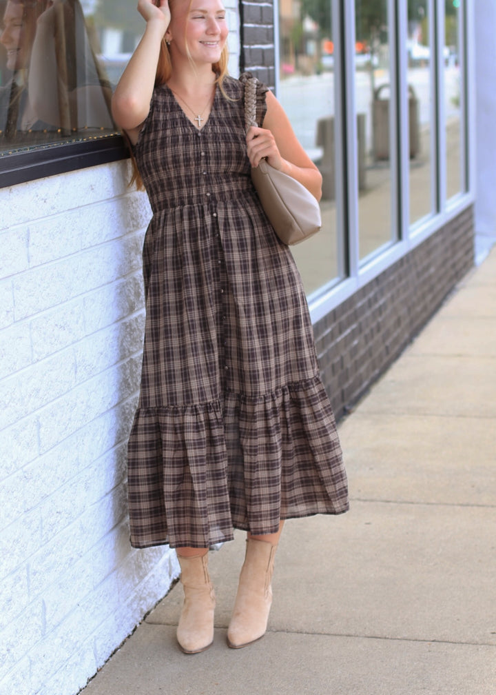 Rustic Romance Midi Dress