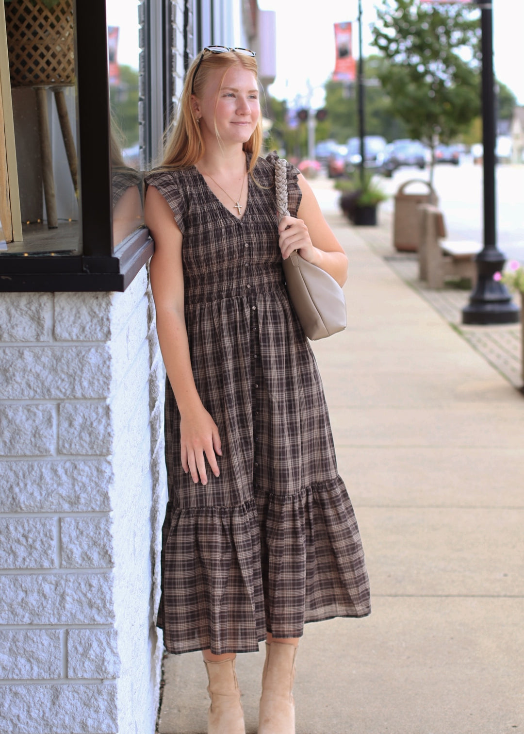 Rustic Romance Midi Dress