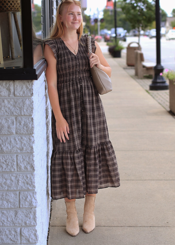 Rustic Romance Midi Dress